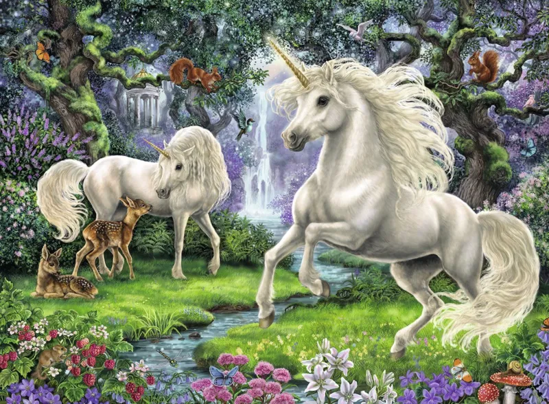 XXL Pieces - Mysterious Unicorns