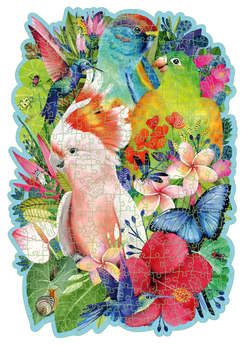 Wooden Puzzle - Birds