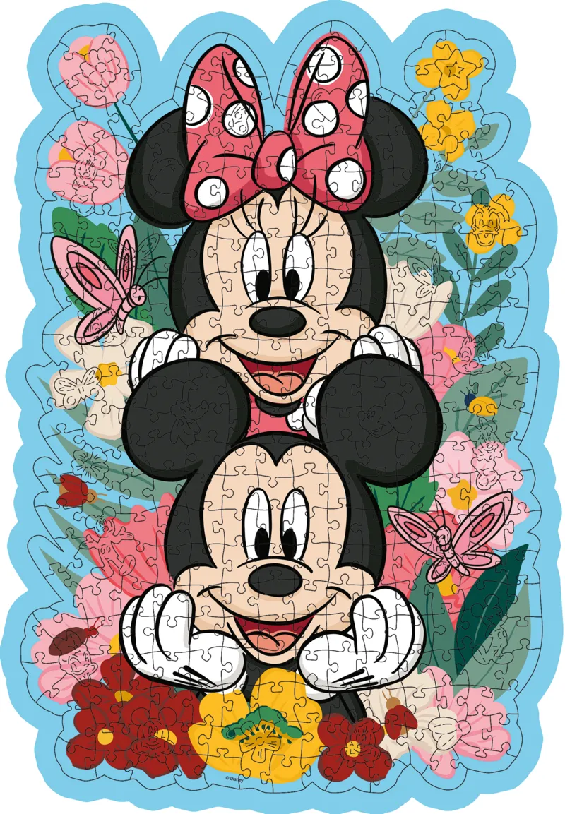 Wooden Puzzle - Mickey & Minnie