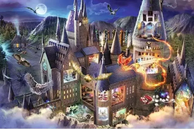 View of Hogwarts Castle / Harry Potter