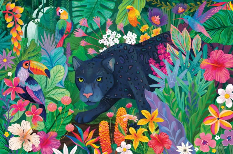 Panther In The Jungle