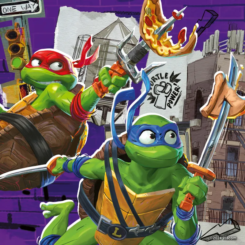3 Puzzles - Ninja Turtles