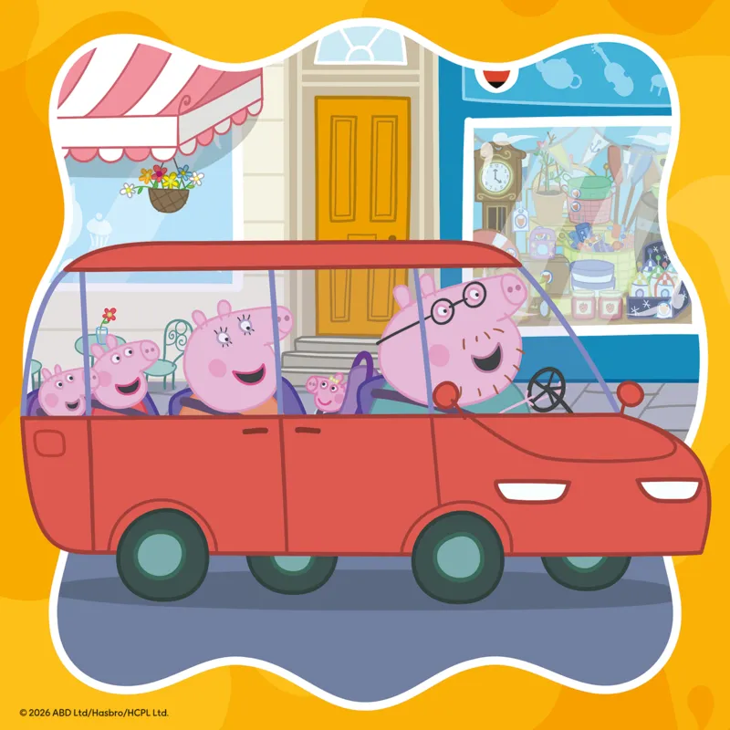 3 Puzzles - Family First! - Peppa Pig