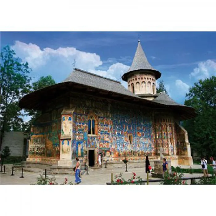 Jigsaw Puzzle - 1000 Pieces - Romania : Voronet Monastery