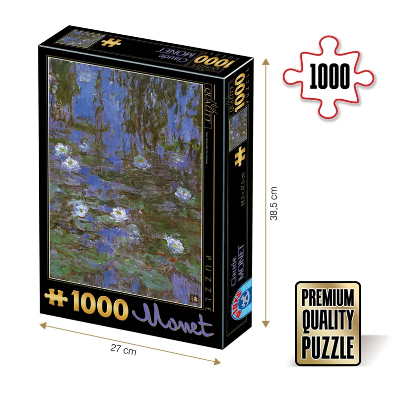 Jigsaw Puzzle - 1000 Pieces - Monet : Water Lilies