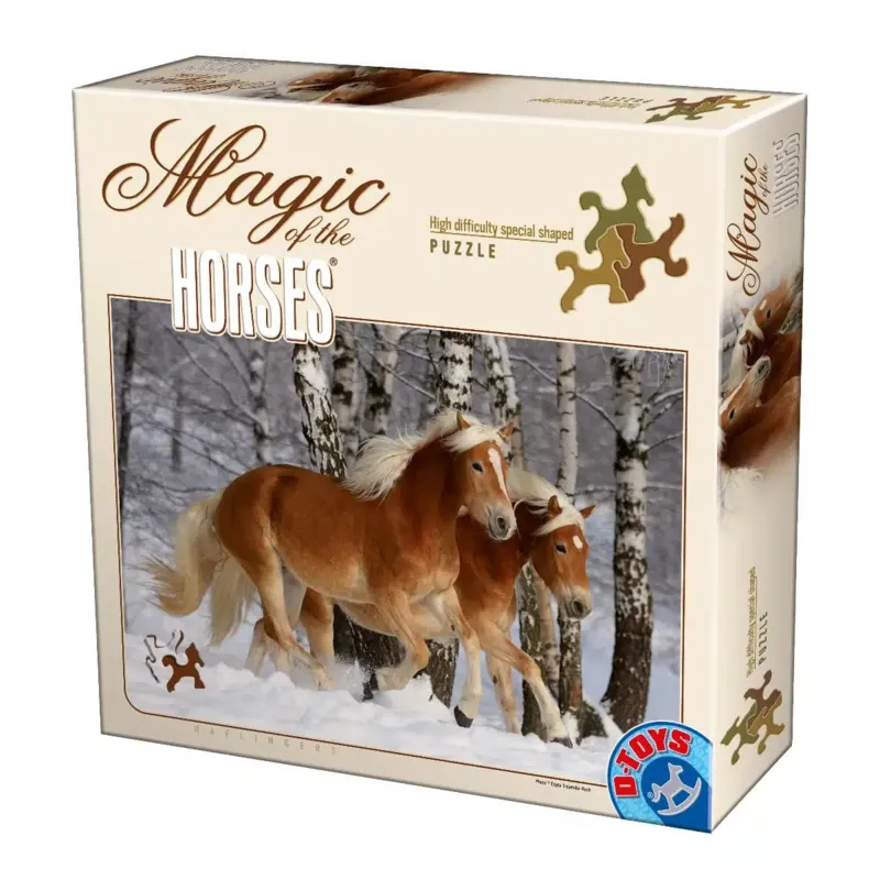 Jigsaw Puzzle - 239 Pieces - Horses Magic : Halflinger III