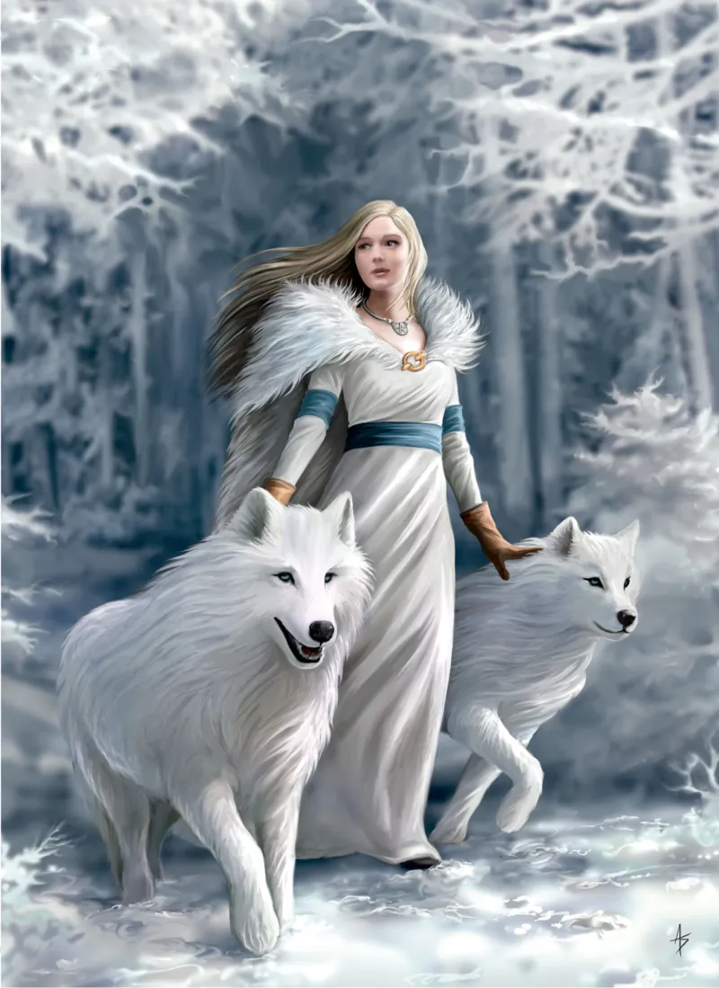Anne Stokes - Winter guardians