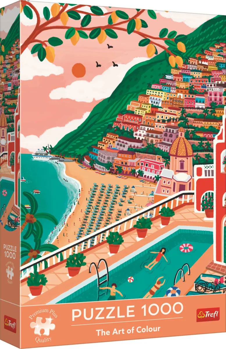 Die Kunst Der Farbe: Positano, Italien