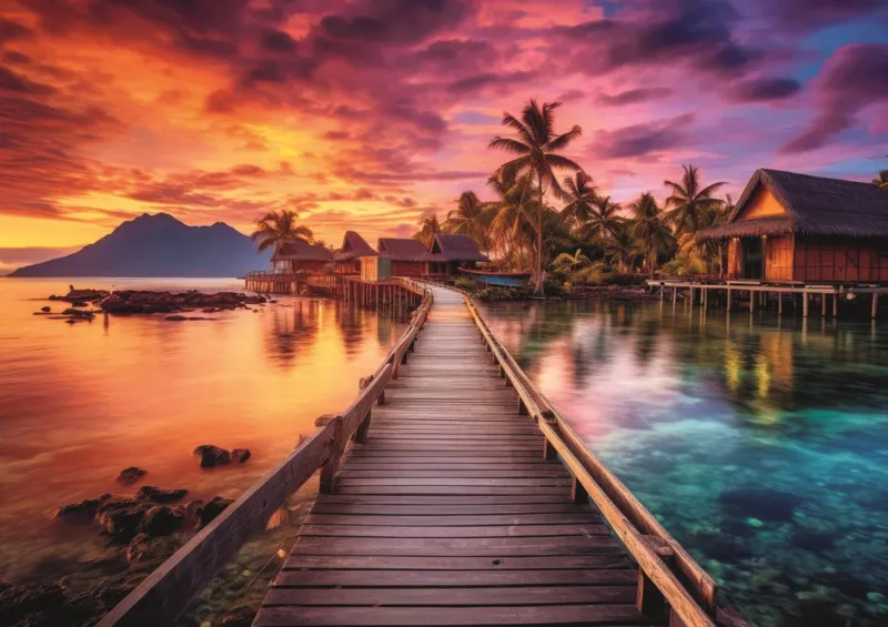 Paradiesische Insel