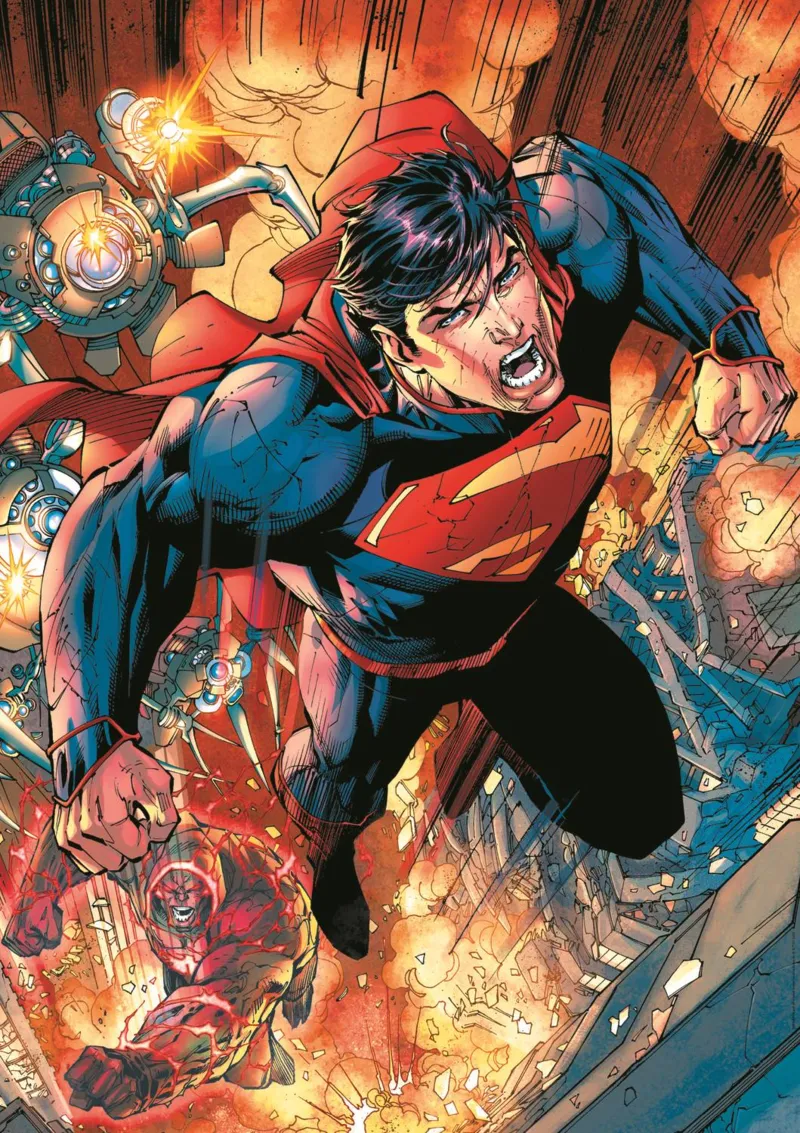 Superman in action