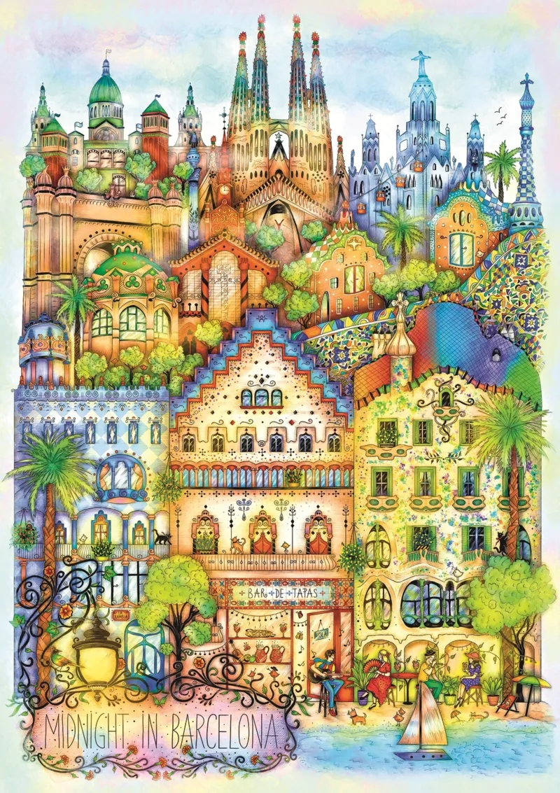Mitternacht in Barcelona