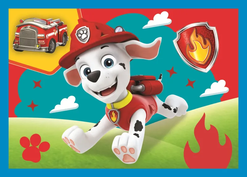 4 Puzzles - Running Pupies