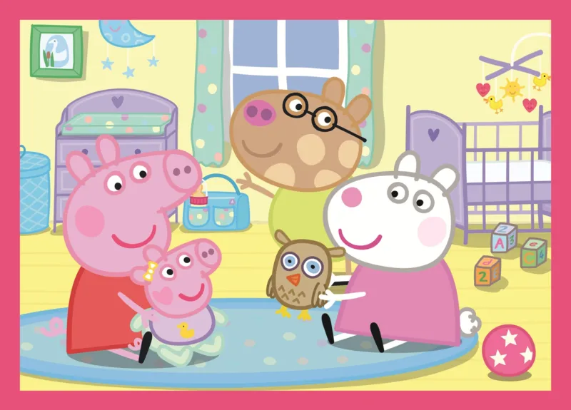 4 Puzzles - Peppa Loves Adventures