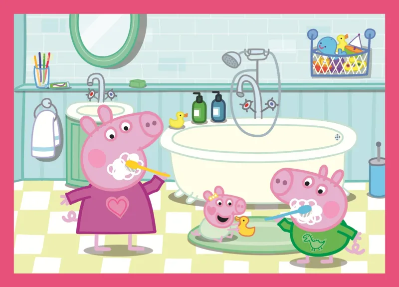 4 Puzzles - Peppa Loves Adventures