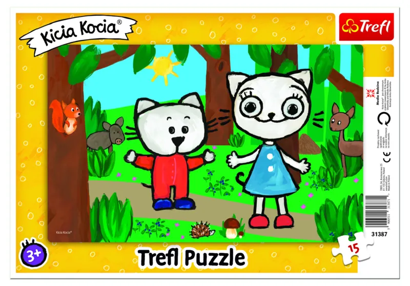 Frame Puzzle - Kittykit in the Forest