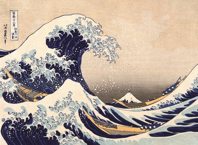 XXL Pieces - The Great Wave off Kanagawa - Hokusai Katsushika