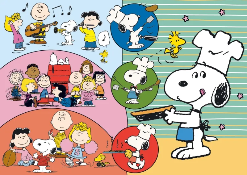 XXL Pieces - Snoopy and friends