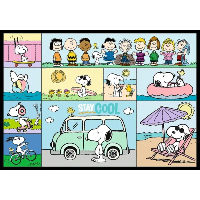 4 Puzzles - Peanuts adventures