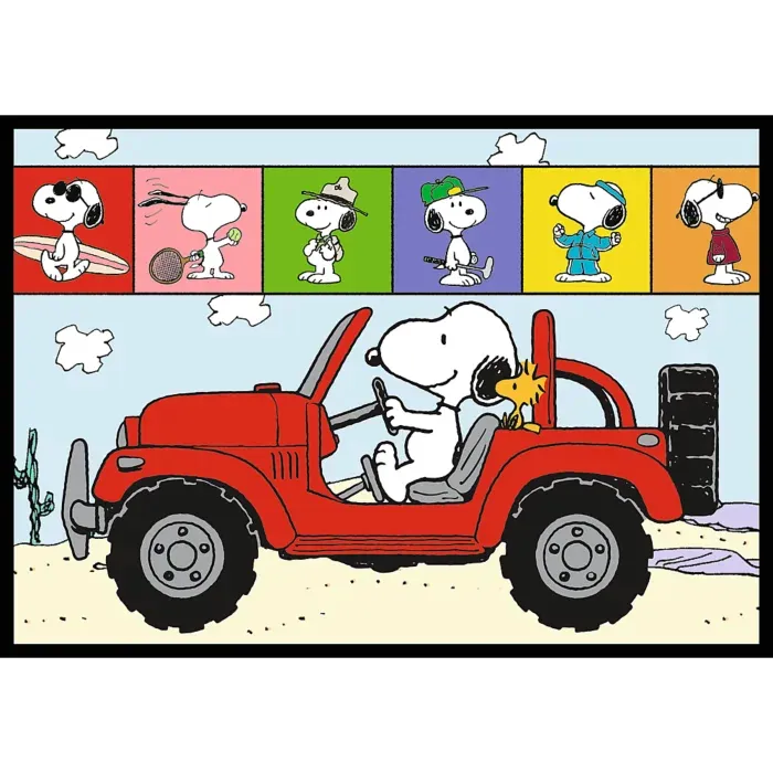 4 Puzzles - Peanuts adventures