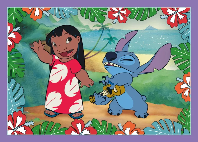 4 Puzzles - Lilo&Stitch's crazy day