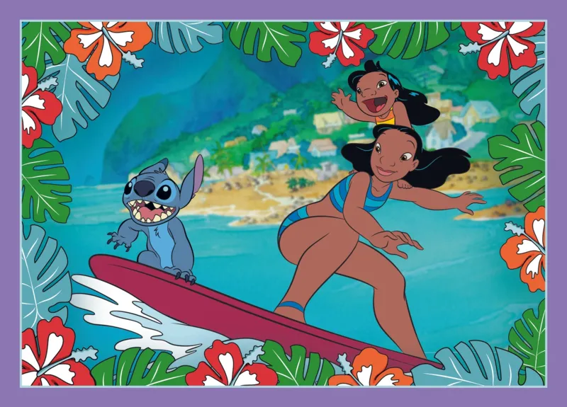 4 Puzzles - Lilo&Stitch's crazy day