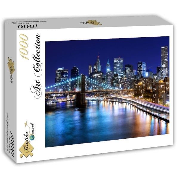 New York by Night - Grafika - 1000 pieces | jigsawpuzzle.co.uk