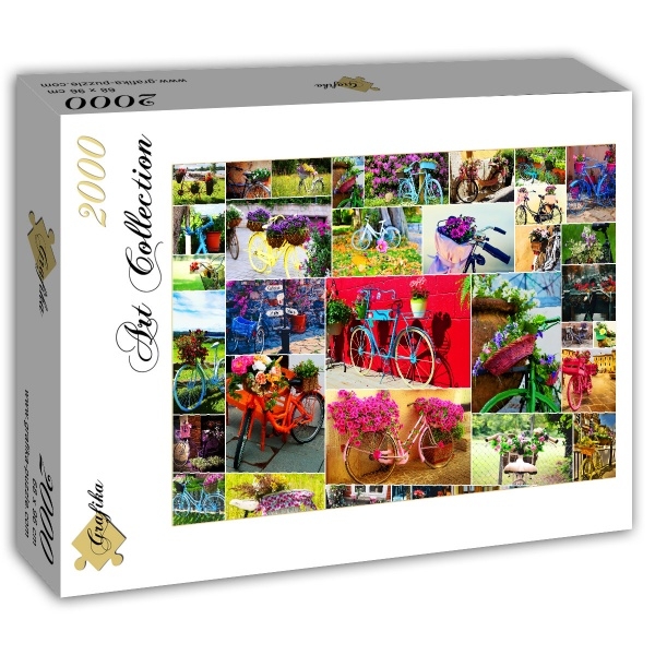Collage - Fahrräder - Grafika - 2000 pieces | jigsawpuzzle.co.uk