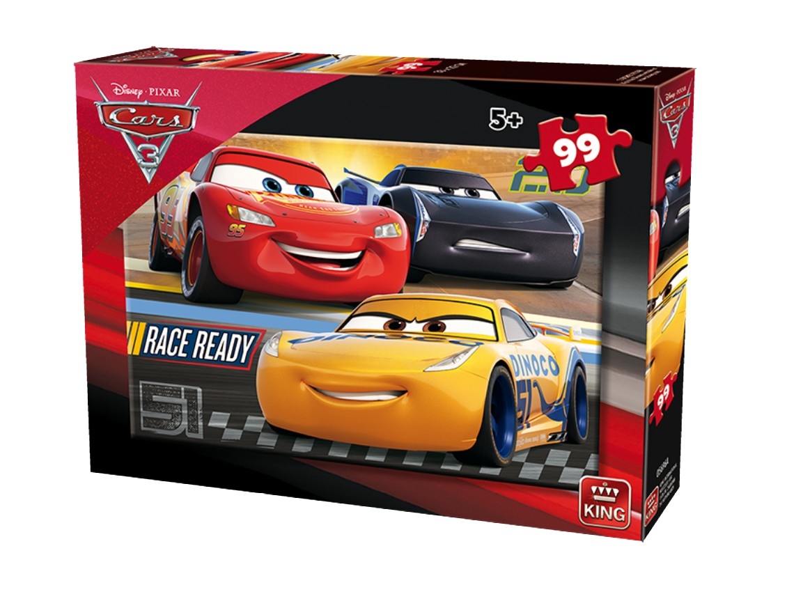 King International - Jigsaw puzzle Cars 3 - 99 pieces - King-Puzzle ...