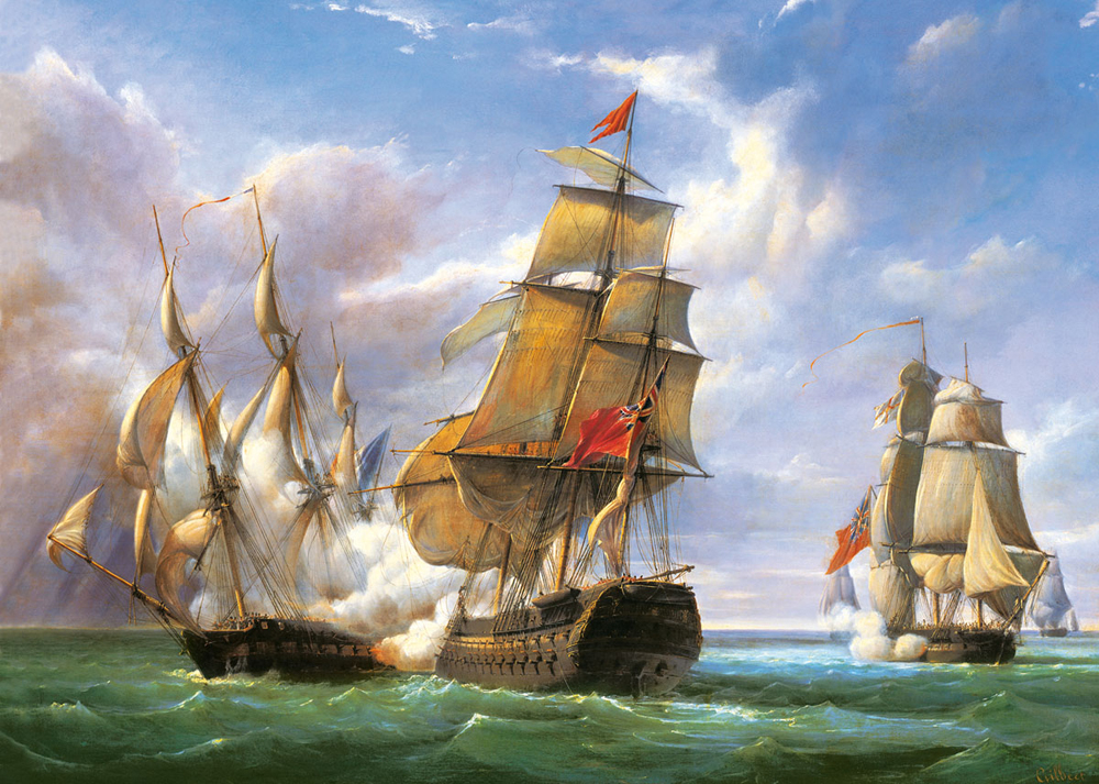 Jigsaw Puzzle 3000 Pieces Vessels at Trafalgar Battle