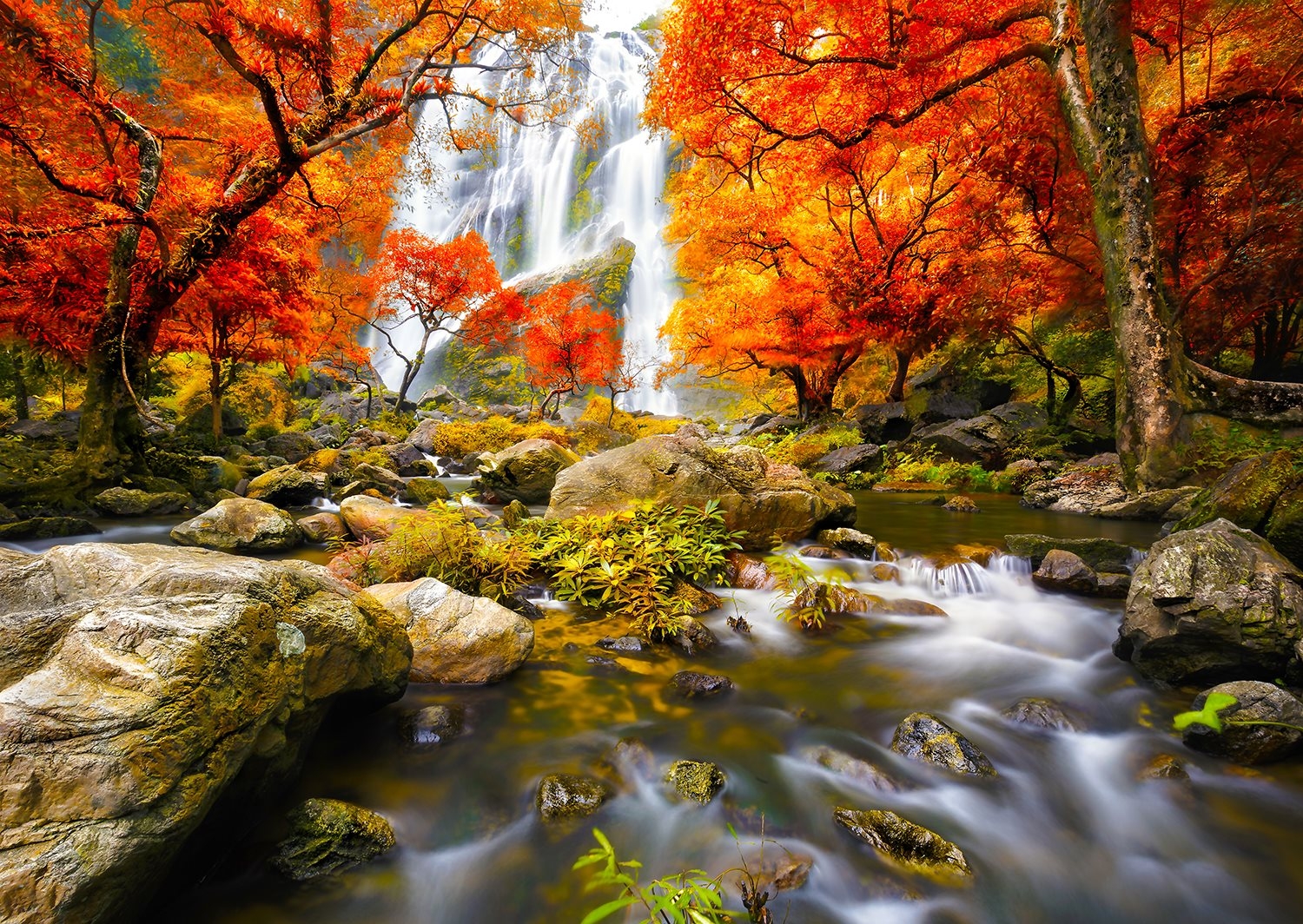 Autumn Waterfall