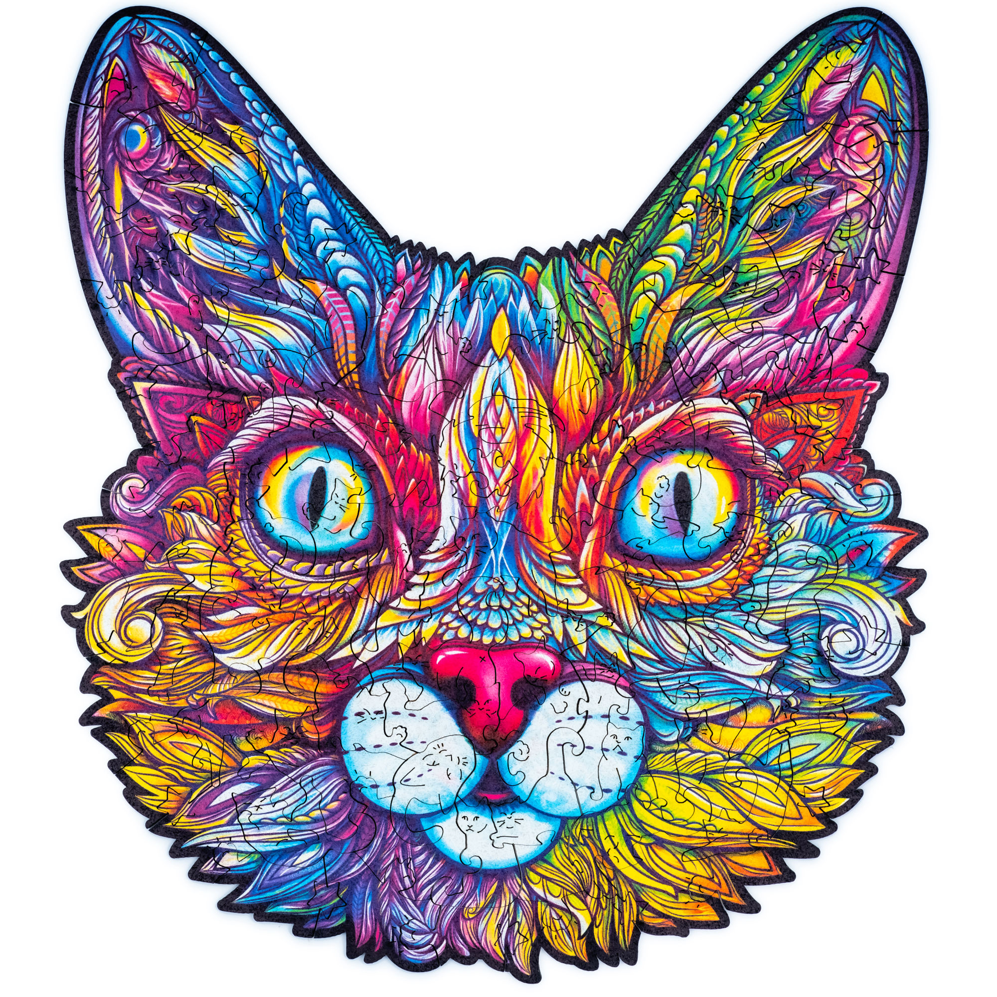 Impressive Cat - Size S - Unidragon - 100 pieces | jigsawpuzzle.…