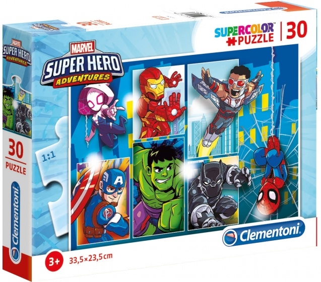 Clementoni - Jigsaw puzzle Marvel Avengers - 30 pieces - Clementoni ...