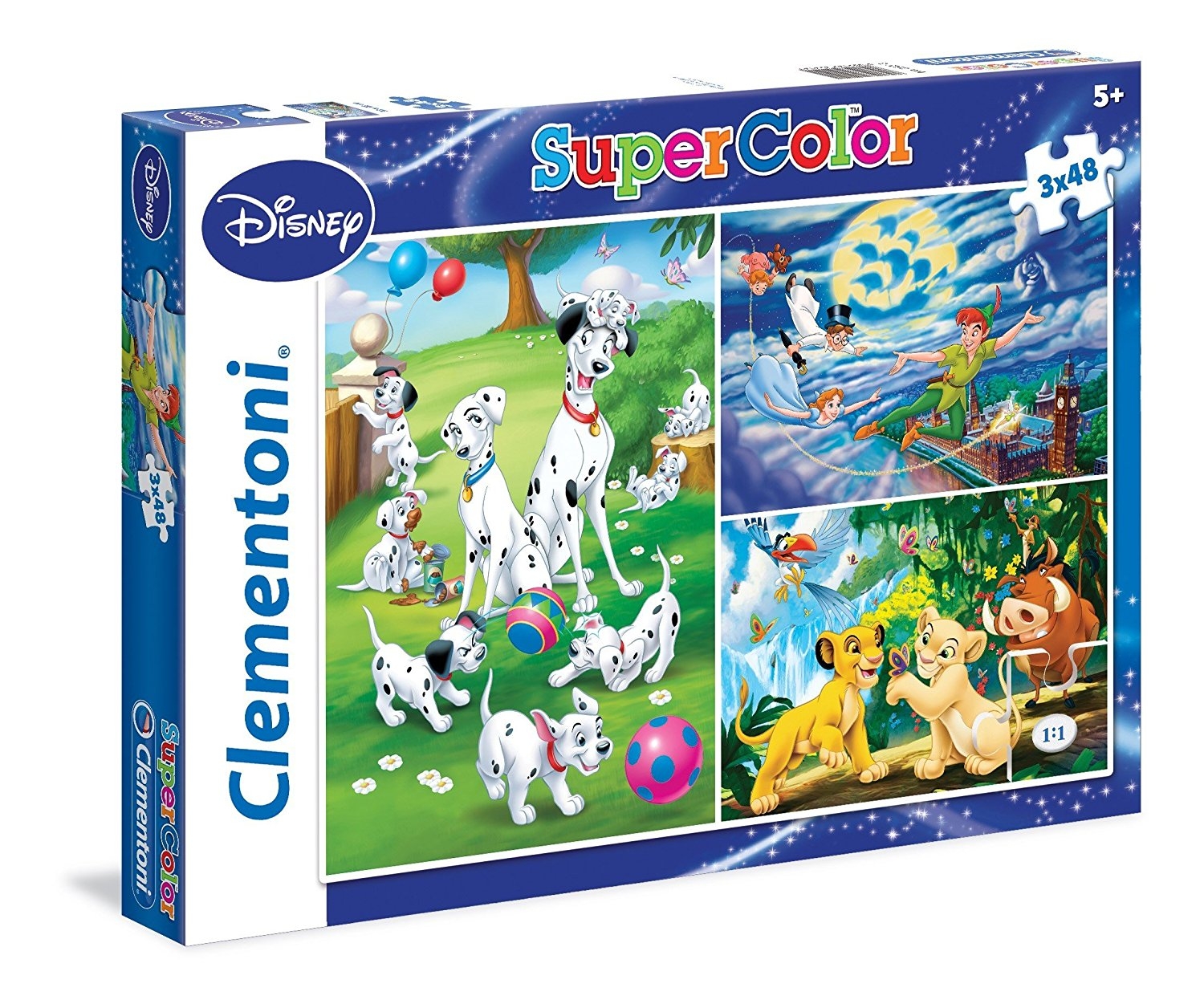 Puzzle 3 Jigsaaw Puzzles - Disney - 48 pièces - Clementoni-25212