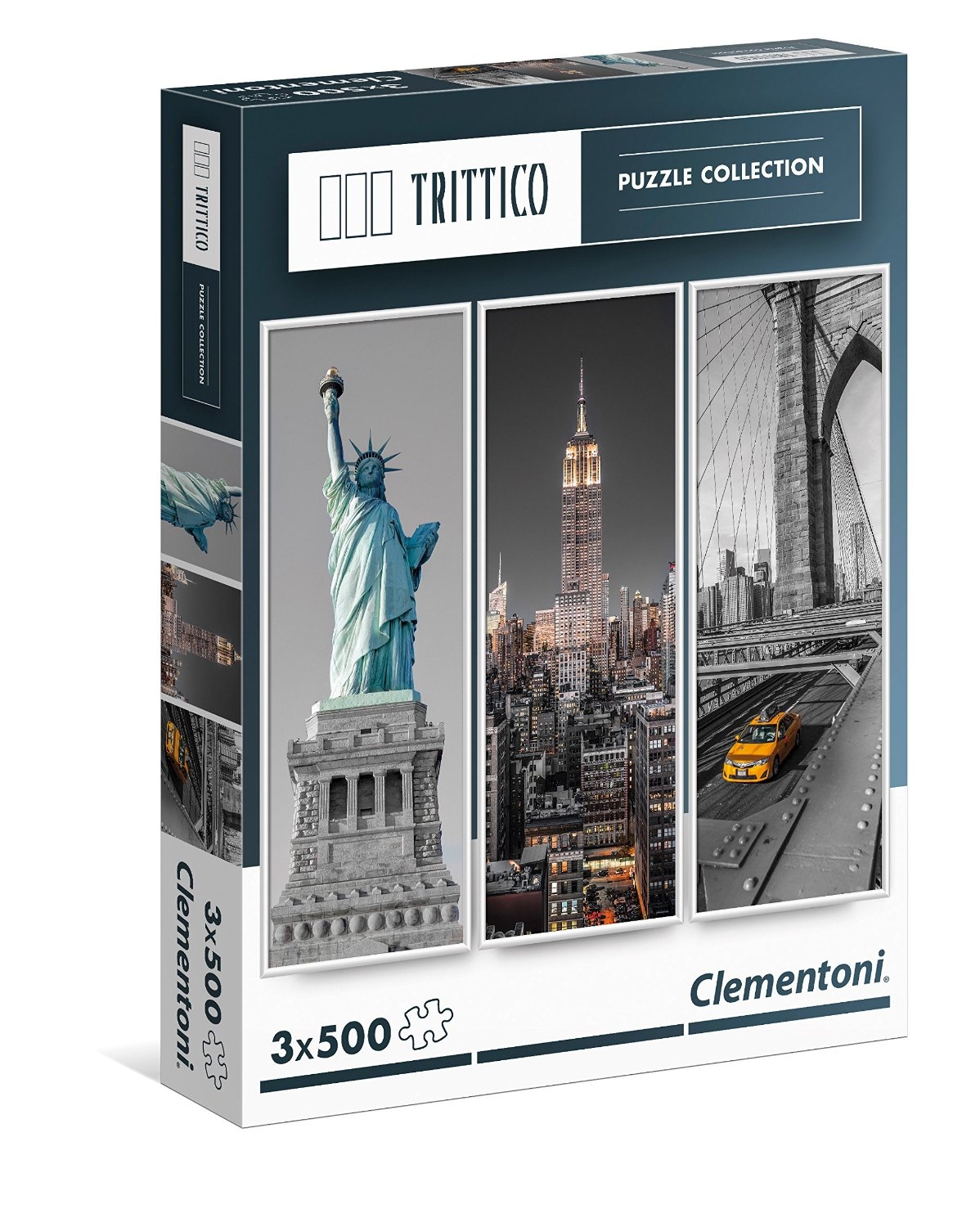Puzzle 3 Jigsaw Puzzles - New York - 500 pièces - Clementoni-39305