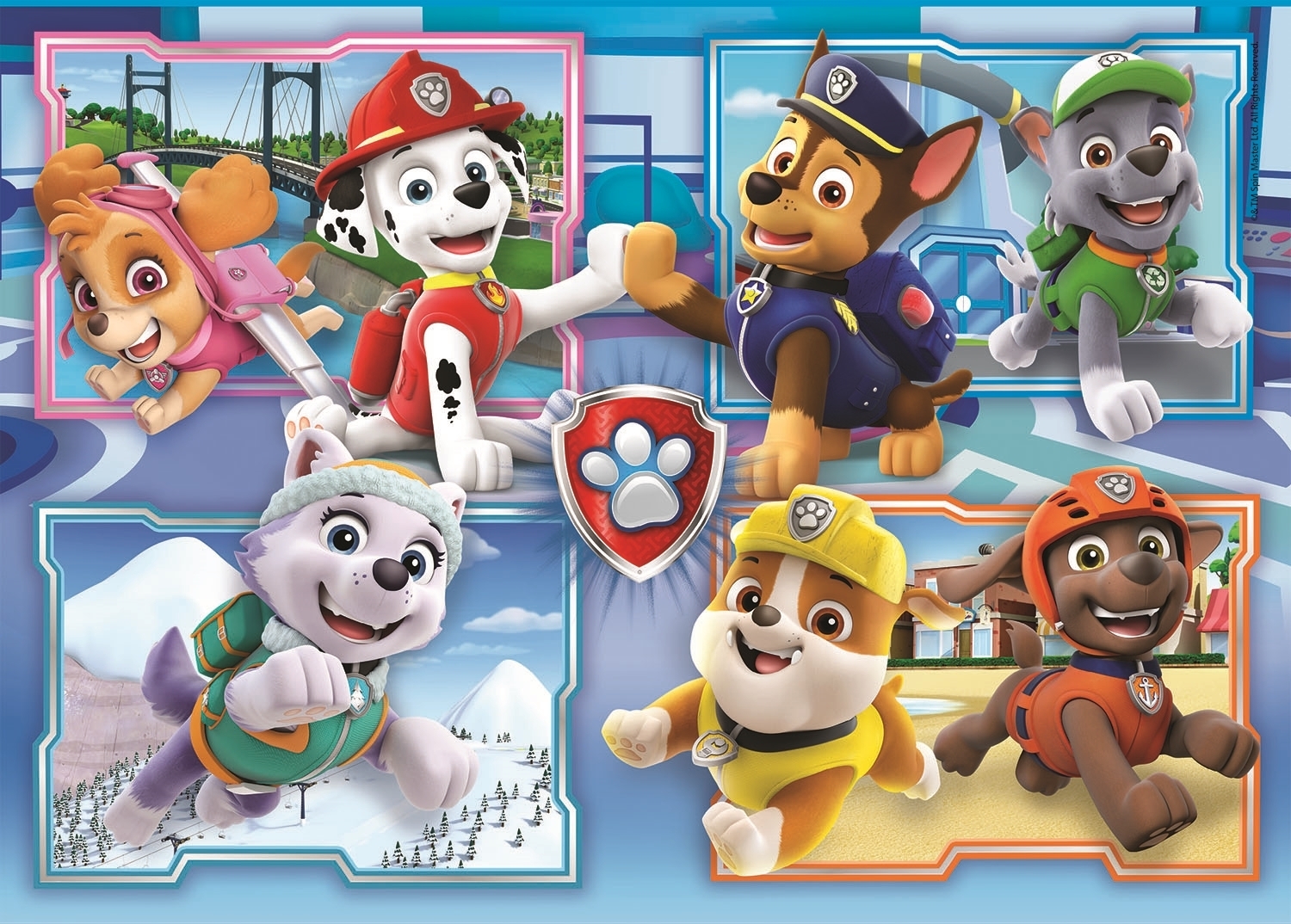 Clementoni - 2 Puzzles - Paw Patrol - 2x60 Pieces - 60 pieces ...