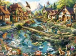 Village on the Edge of the Forest
