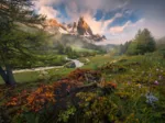 Picturesque atmosphere in the Vallée de la Clarée, French Alps