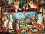 Cats by Aquarium