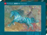 Map Art - Horse