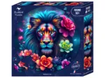 Round Puzzle - Rainbow Lion