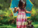 XXL Pieces - The Teal Umbrella
