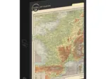 Map of Physical France - Larousse, 1925