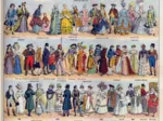 Illustration from Larousse : Civilian Costumes