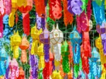 Coloured lanterns