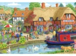 Jigsaw Puzzle - 636 Pieces - Panoramic - Lunch at the Swan