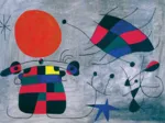 Joan Miro - Le Sourire aux Ailes Flamboyantes