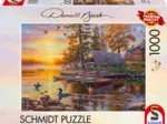 Boathouse with Canoes
