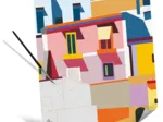 Paint by Number - CreArt Edition Canvases - Colorful Houses