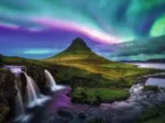 Northern Lights Over Kirkjufell