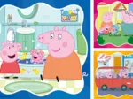 3 Puzzles - Family First! - Peppa Pig